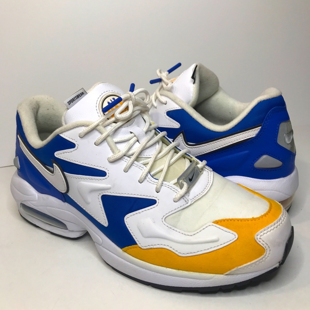 Nike Air Max 2 Light BV0987-102 White/University Gold Mens sz 9.5 DS OG NIKE